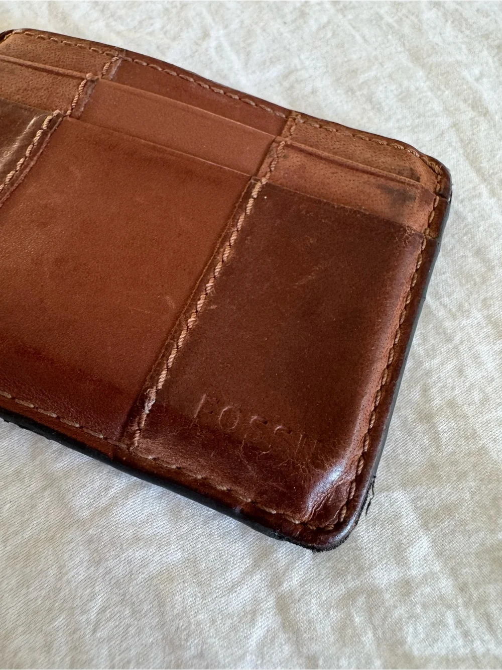 Fossil Men's Everett Slim Leather Card Holder